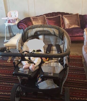 Əkizlər üçün araba, İşlənmiş, Yaş: <1 ay, Ödənişli çatdırılma