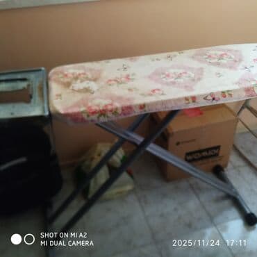 ütü ustolu: Ütü masası - Geniş və uzun ütüləmə səthi – çiyin və uzun parçaların — 3