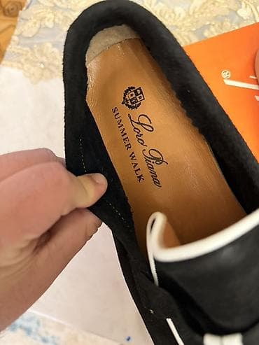 mokasin: Loro Piana Summer Walk mokasinləri - Model: Summer Walk - Rəng: qara — 2