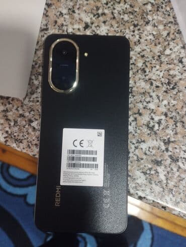 3D panellər: Redmi A5, 128 GB, rəng - Qara, Barmaq izi — 3