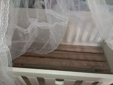 ağ uşaq carpayısı: Oğlan və qız üçün, Dördbucaq, Beşik, Dəst ilə, Matras ilə, Yellənmə mexanizmsiz — 5