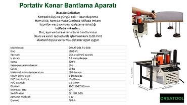 PVC Kənar Bantlama Aparatı TS-50B PVC Kənar Bantlama Aparatı –