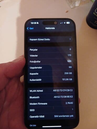 Apple iPhone: IPhone 15 Pro, 256 GB, Natural Titanium, Zəmanət, Simsiz şarj, Face ID — 7