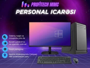 мини пк: Personal İcarəsi 🔹 PROFITECH MMC təqdim edir 🔹 💻 Ofis, təlim, layihə — 1