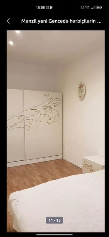 lalafo долгосрочная аренда квартир: Mənzil 3 otaqlıdır Gəncə şəhərində Hərbiçilərin binasında yerləşir — 2