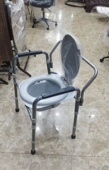 Tibbi avadanlıq: Əlil xəstələr üçün sanitar qovşağı (unitaz) 120kiloqrama qeder — 4