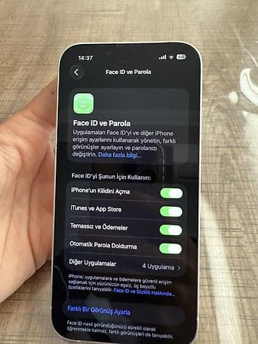 id: IPhone 13, 128 GB, Ağ, Face ID — 10