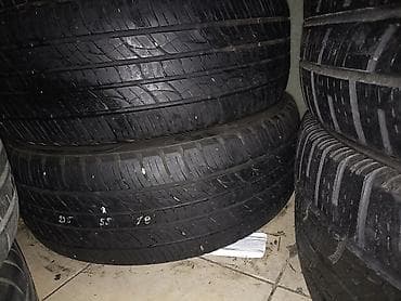 Шины и диски: Təkər 235-55-19 kumho əla vəziyyətdə cutu mantaj balans daxil 150 — 1