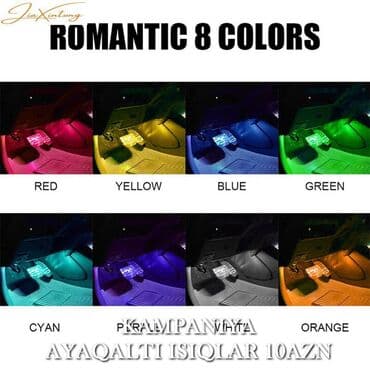 запчасти для авто: Salon üçün rəng dəyişən led işıqlar bundan başqa hər növ avtomobi̇l — 3