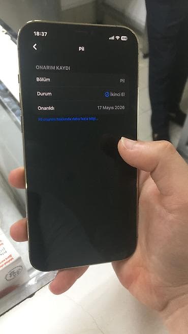 iphone 12 pro 2 el: IPhone 12 Pro Max, 256 GB, Qızılı, Simsiz şarj, Face ID — 3