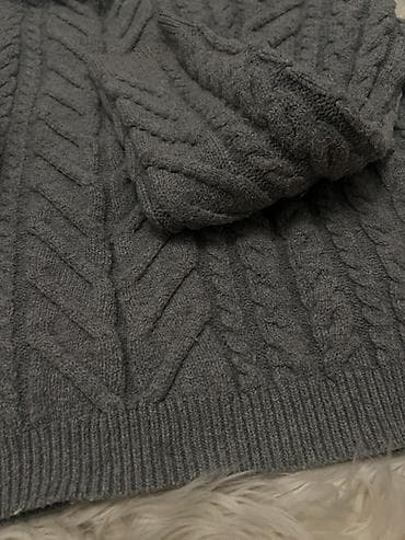 Кофты, свитеры: Кофта, Bershka, S, цвет - Серый — 3