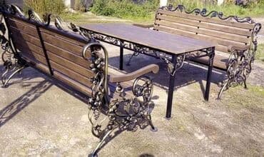 Sifarişlə bağ yelləncəkləri: Metal en mmc olaraq istədiyiniz forma və ölçüde demir işlerinin — 27