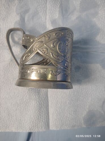 daş stəkan: Stəkanlar, rəng - Gümüşü — 3