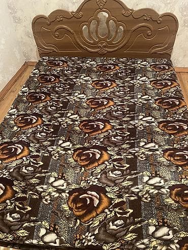 tekli yataq: İşlənmiş, İkinəfərlik çarpayı, Matras ilə, Siyirməsiz — 1