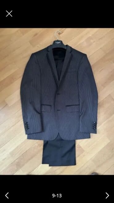 farmasi style n go: Kişi kostyumu – iki hissəli dəst ölçü 48 - Rəng: tünd boz, incə — 2