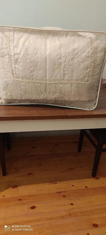 bamboo tekstil: Güzide Yatak Örtüsü dəsti - Rəng: qırıq-ağ/ivori - Brend: Güzide — 2