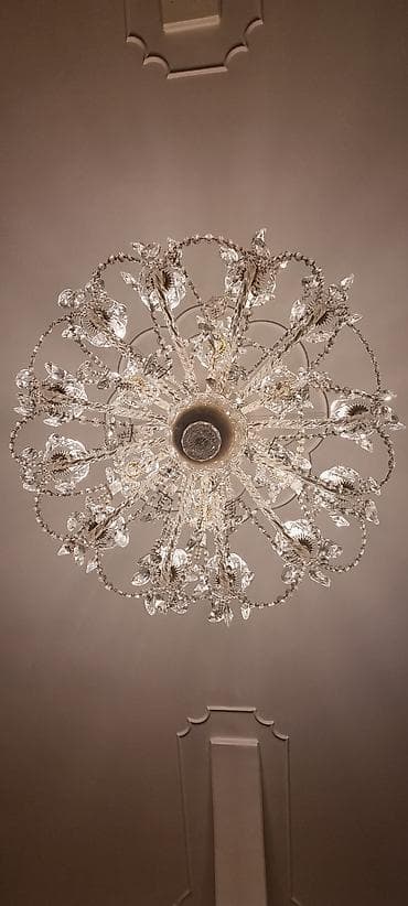 stolustu lampa: Çılçıraq, 10 və daha çox lampa, Xrustal — 3