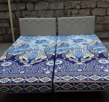 1 gune 1 kilo ariqlamaq: Təzə çarpayılar. 1 nəfərlik çarpayılar 60manat. 2 nəfərlik taxt — 26