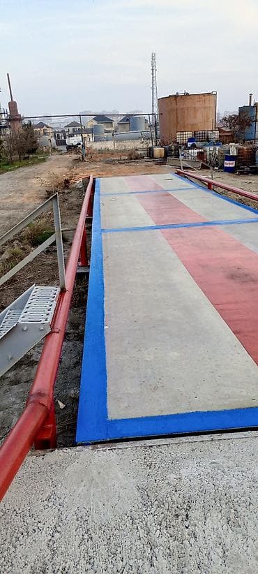 Soyuducu avadanlığı: Sənaye avtomobil tərəzisi – modul tipli, üstü beton platformalı - — 2