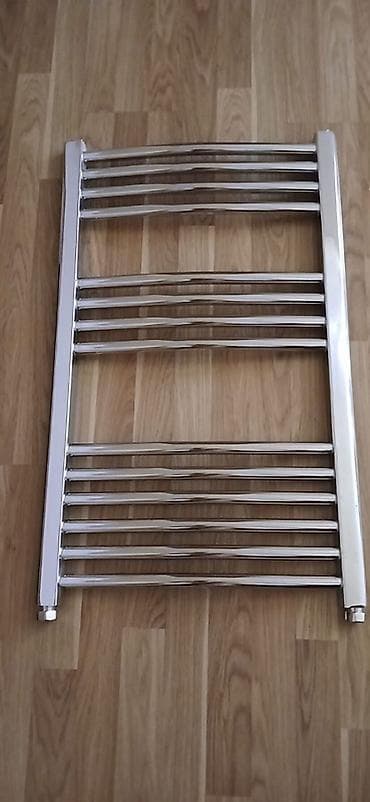 desmalar: Xrom örtüklü dəsmal radiatoru (hamam üçün) - Material: möhkəm polad — 1
