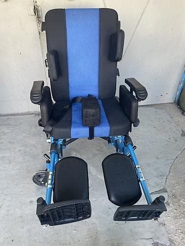 əlil araba: Uşaq üçün xüsusi ehtiyaclı/rehabilitasiya əlil arabası - Sərt, möhkəm — 4