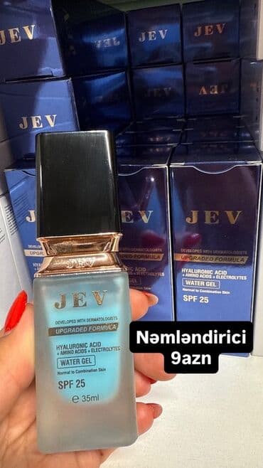 collagen guneş kremi: JEV makiyaj və dəriyə qulluq məhsulları - JEV Liquid Foundation Cream — 4