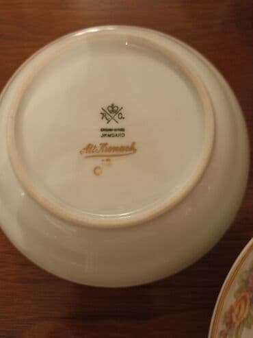 cay dəstləri: Çay dəsti, rəng - Ağ, Farfor, 6 nəfərlik, Almaniya — 8