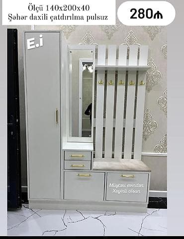 Dəhliz mebeli Yep yeni 280 azn rəng seçimi var çatdırılma var lalafo.az -da Dəhliz mebeli Yep yeni 280 azn rəng seçimi var çatdırılma var