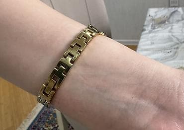 saat desti: İşlənmiş, Qol saatı, Emporio Armani, rəng - Qızılı — 10