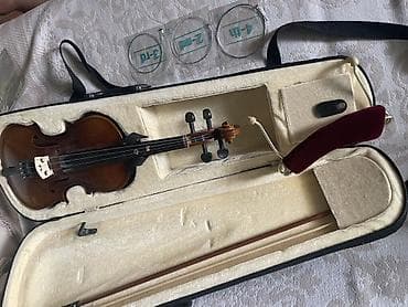 ucuz saz: Skripka dəsti - Ölçü: 4/3tam ölçü skripka - Korpus: klassik ağac — 1