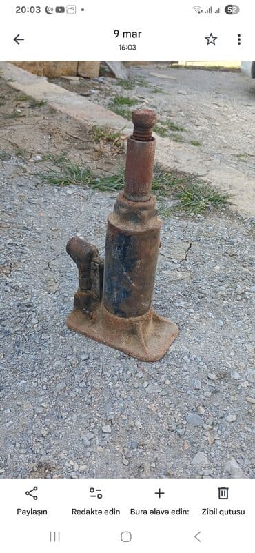 домкрат: Hidravlik butulka krik. - Tip: şaquli butulka tipli hidravlik domkrat — 1