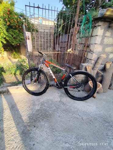 çənə rezini: VISTA dağ velosipedi - Rəng: qara/qırmızı-gümüş qrafika - Çərçivə — 3