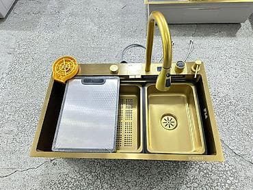 bu ucun sterilizator: Ağıllı mətbəx çanağı – premium dizaynlı, çoxfunksiyalı quraşdırılan — 2