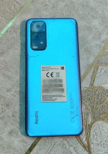 redmi not 11 ekran: Redmi Note 11, 128 GB, rəng - Göy, Barmaq izi — 2