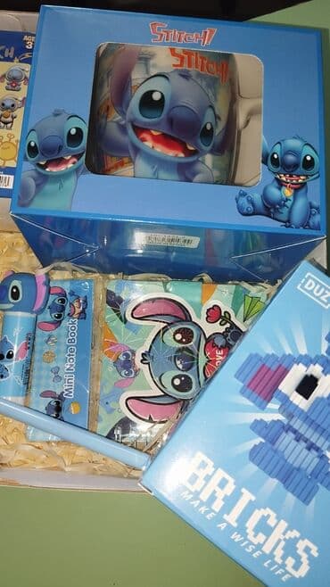 фотоаппараты 3d: Stitch temalı hədiyyə qutusu seti Məzmun: - Stitch fincanı (qutulu) - — 2