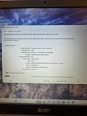 tp link 8151n: İşlənmiş Acer Aspire, 15.6 ", Intel Celeron, 256 GB, Ünvandan götürmə, Pulsuz çatdırılma, Ödənişli çatdırılma — 4