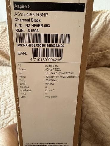 epson 660 printer: İşlənmiş Acer Aspire, 15 ", AMD Ryzen 5, 1 TB, Ünvandan götürmə — 4