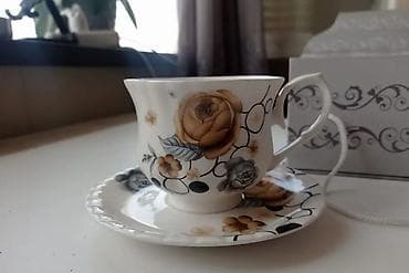 mis caydan: Çay dəsti, rəng - Ağ, Farfor, Epiag, 2 nəfərlik, Çexiya — 3