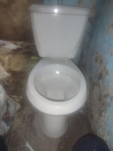 dağ balı: Seramik unitaz – su çəni ilə - Material: parlaq ağ seramik Anbar — 1
