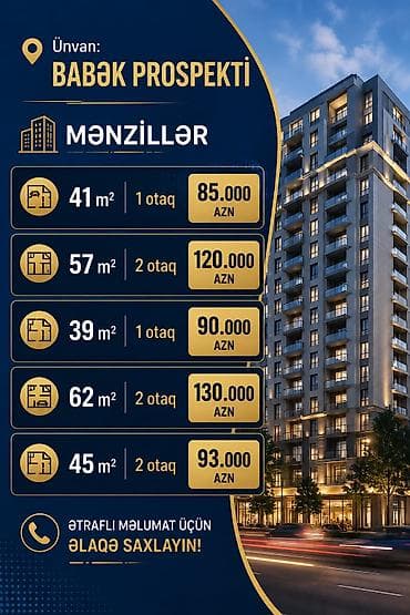 kiraye evler gence: Yeni tikili — 1