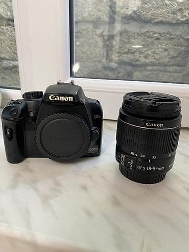 mini pc: Canon EOS 1000D gövdə + Canon EF‑S 18‑55mm f/3.5‑5.6 II linza — 1