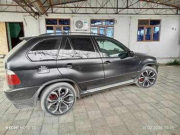 Avtomobil satışı: BMW X5 (E53) – mat qara rəngli, şəhər və off-road üçün rahat SUV — 5