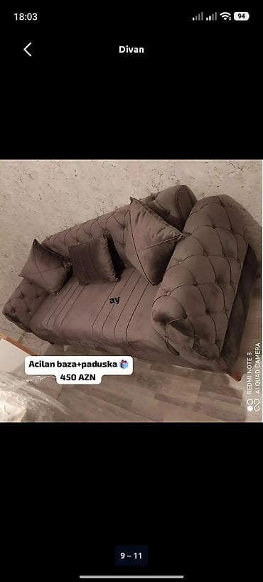 Divan, Yeni, Açılan, Bazalı, Parça, Şəhərdaxili pulsuz çatdırılma lalafo.az -da Divan, Yeni, Açılan, Bazalı, Parça, Şəhərdaxili pulsuz çatdırılma