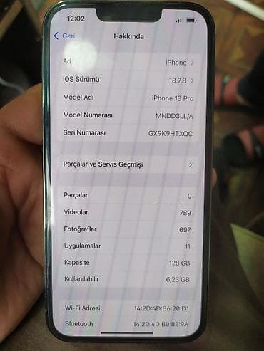 kontakt 13 pro: IPhone 13 Pro, 128 GB, Yaşıl, Face ID — 2
