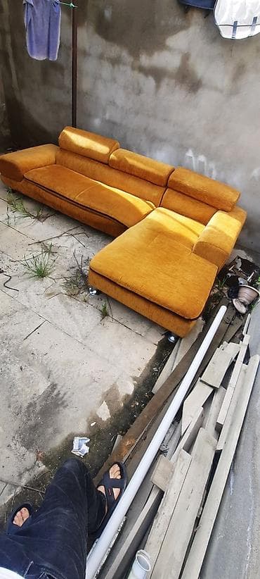 165: Künc divan, İşlənmiş, Açılmayan, Bazasız, Parça, Ödənişli çatdırılma — 2