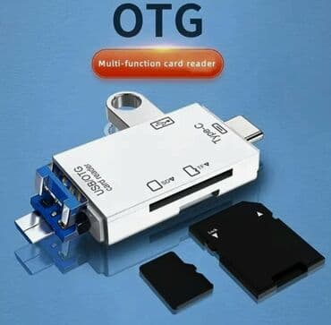 kamera dəsti: Çoxfunksiyalı USB-C OTG KART OXUYUCU ADAPTERİ. SD və TF kartları — 8