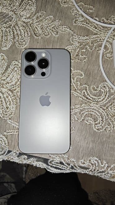iphone 12 qiyməti: IPhone 15 Pro, Natural Titanium, Face ID — 6