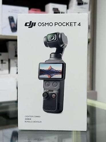 Elektronika: DJI Osmo Pocket 4 – Creator Combo Kompakt stabilizatorlu kamera: cibə — 2