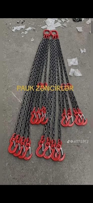 Digər alətlər: Məhsul: “Pauk” tipli qaldırıcı zəncirlər Təsvir: - Yükqaldırma və — 1