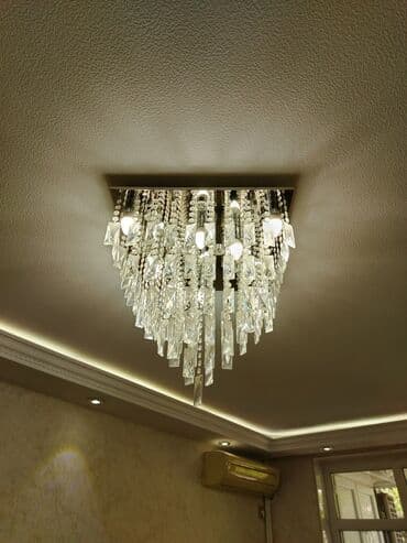 çılçıraq satışı: Çılçıraq, 10 və daha çox lampa, Xrustal — 5